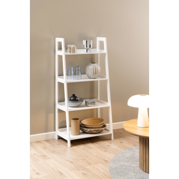 Boekenkast Batignano MDF Wit 63x130cm - Giga Living