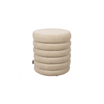 Dutchbone Poef Fern Beige