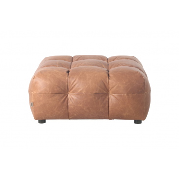 Dutchbone Hocker Hackman Leer Cognac