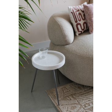 Bijzettafel Karrara Wit - Giga Meubel