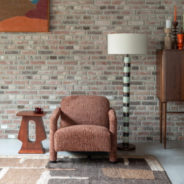 Dutchbone Fauteuil Kent Bordeaux