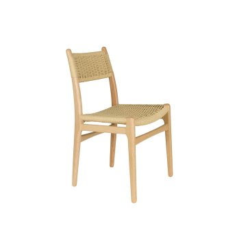 Dutchbone Eetkamerstoel Cecile Naturel