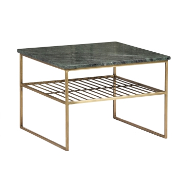 Livingfurn Salontafel Dian Marmer Groen Goud 55cm