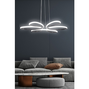 Hanglamp Berenices Zwart 6500K