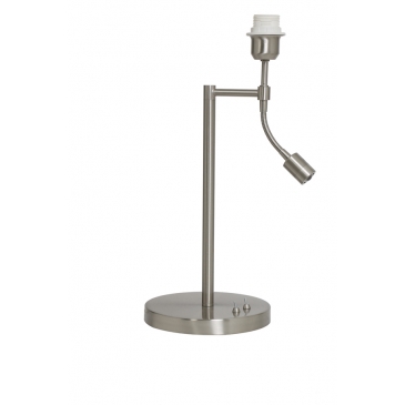 Light & Living Lampvoet Calgary Nikkel Satijn met Led 47,5cm