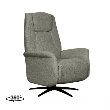 LABEL51 Elektrische Fauteuil Stockholm Bouclé Truffelgrijs