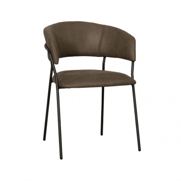 LABEL51 Eetkamerstoel Luuk Micro Suède Moss