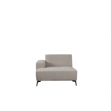 LABEL51 Bank Nero Element Chaise Longue Links Naturel Bouclé