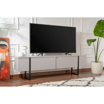 Tv-meubel Serenity Grijs/Zwart 180cm