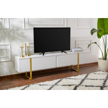 Tv-meubel Serenity Wit/Goud 180cm