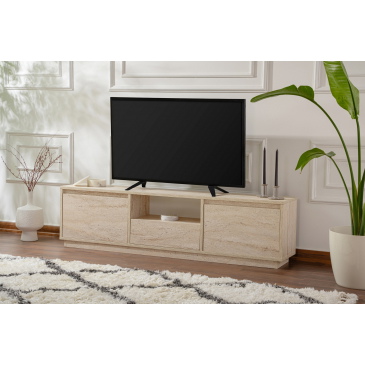 Tv-meubel Vanguard Travertinlook 160cm