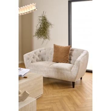 2-zits Bank Flora Beige Juto 150cm - Giga Living