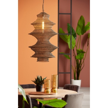 Light & Living Hanglamp Nakisha Antiek Brons Ø48cm