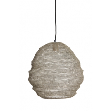 Light & Living Hanglamp Nina Gaas Taupe Ø38cm