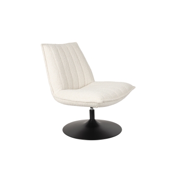 Fauteuil Jax Off Wit Bouclé - Giga Meubel