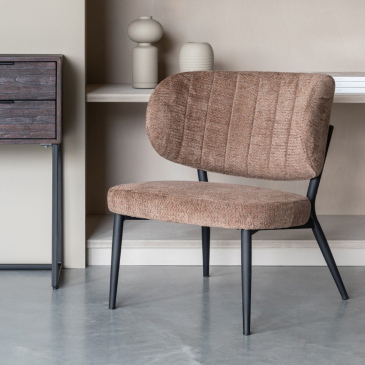Fauteuil Sanne Oranje Grijs - Giga Meubel