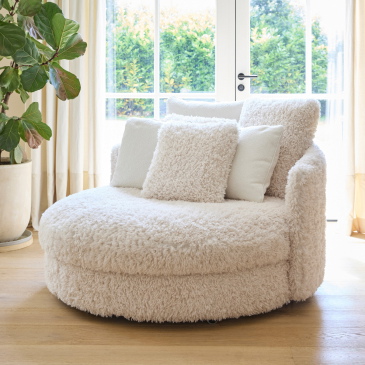 Rivièra Maison Daybed Carmin Poodle Wit