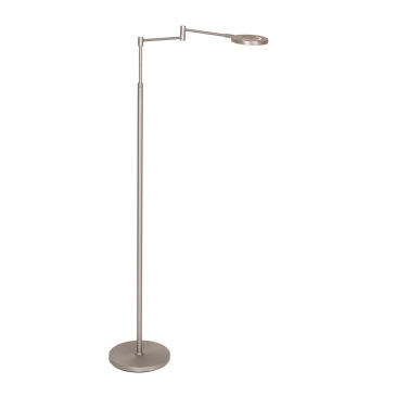 Steinhauer Vloerlamp Soleil Grijs met Zwenkarm & Accu