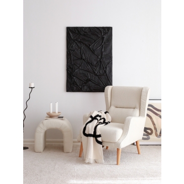 Fauteuil Klam Teddy Crème