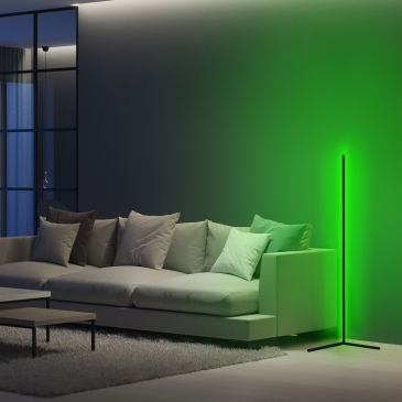 Vloerlamp Lumos Aluminium Groen