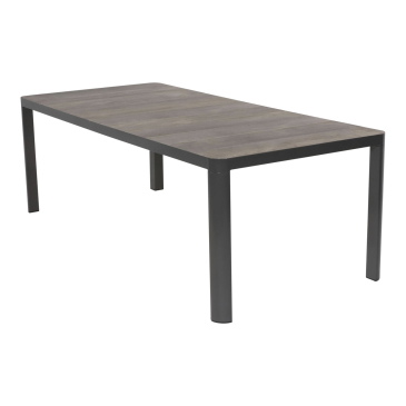 Lesli Living Tuintafel Castilla Negro 220x100cm