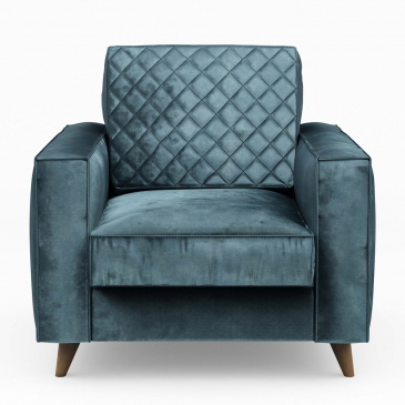 Rivièra Maison Fauteuil Kendall Velvet Petrol