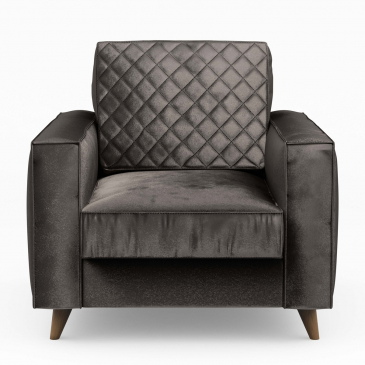 Rivièra Maison Fauteuil Kendall Velvet Grijs