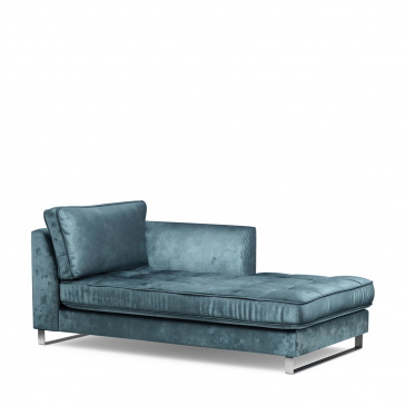 Rivièra Maison Daybed West Houston Rechts Velvet Petrol