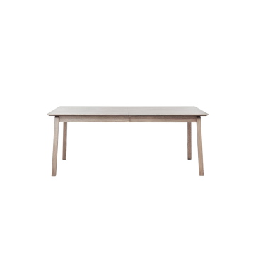 Eettafel Bari Wit Eiken Uitschuifbaar 190-290cm - Giga Living