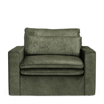 Rivièra Maison Loveseat Continental Velvet Donkergroen