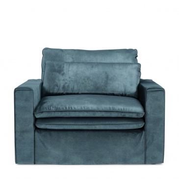 Rivièra Maison Loveseat Continental Velvet Petrol