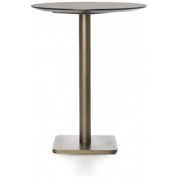 Coco Maison Bartafel Brest Marmer Lichtgrijs/Goud Ø80cm