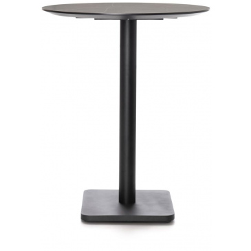 Coco Maison Bartafel Brest Marmer Lichtgrijs/Zwart Ø80cm