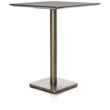 Coco Maison Bartafel Brest Marmer Lichtgrijs/Goud 75x75cm