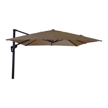 Lesli Living Zweefparasol Libra Taupe 2,5x2,5Mtr