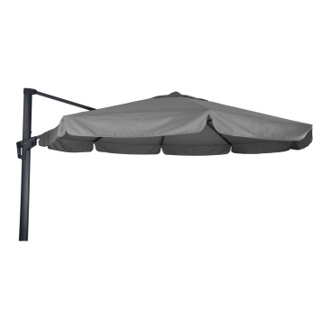 Lesli Living Zweefparasol Virgo Grijs Ø3,5Mtr