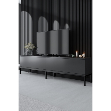 Tv-meubel Lord Melamine Antraciet 180cm