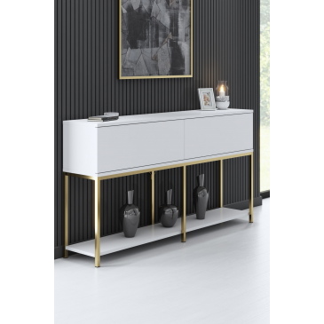 Dressoir Lord Wit/Goud 150cm