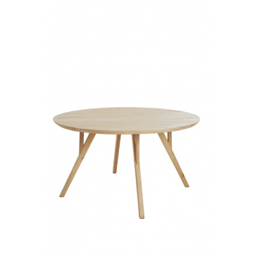 Light & Living Eettafel Quenza Mangohout Naturel Ø140cm