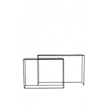 Light & Living Sidetable Zayn Set van 2 Zwart