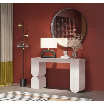 Kare Design Sidetable Curve Wit 120cm