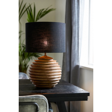 Light & Living Lampvoet Renzo Mangohout Mat Bruin Ø29x38cm