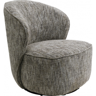 Kare Design Draaifauteuil Ellie Grijs