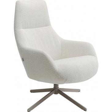 Kare Design Draaifauteuil Mimi Crème