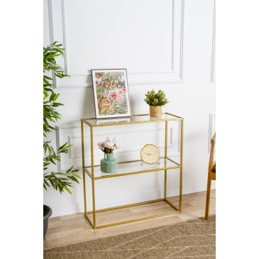 Sidetable Berra Goud 80cm