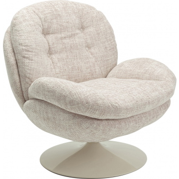 Kare Design Draaifauteuil Cosy Beige
