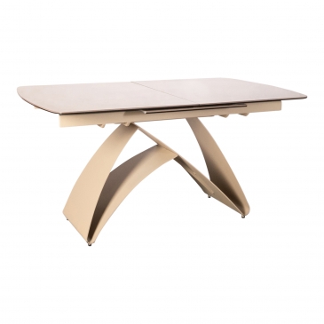 PTMD Eettafel Shiva Grijs/Beige Keramiek Uitschuifbaar