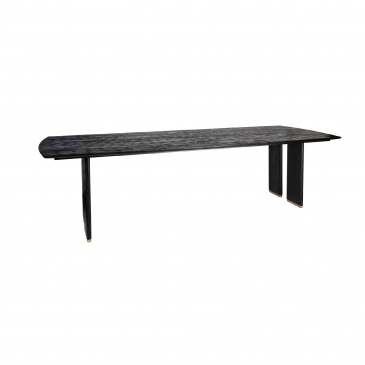 PTMD Eettafel Liber Zwart Mangohout 200cm