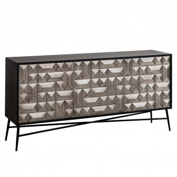 Richmond Dressoir Tetro Zilver 160cm
