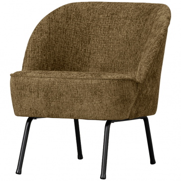 BePureHome Fauteuil Vogue Velvet Brass